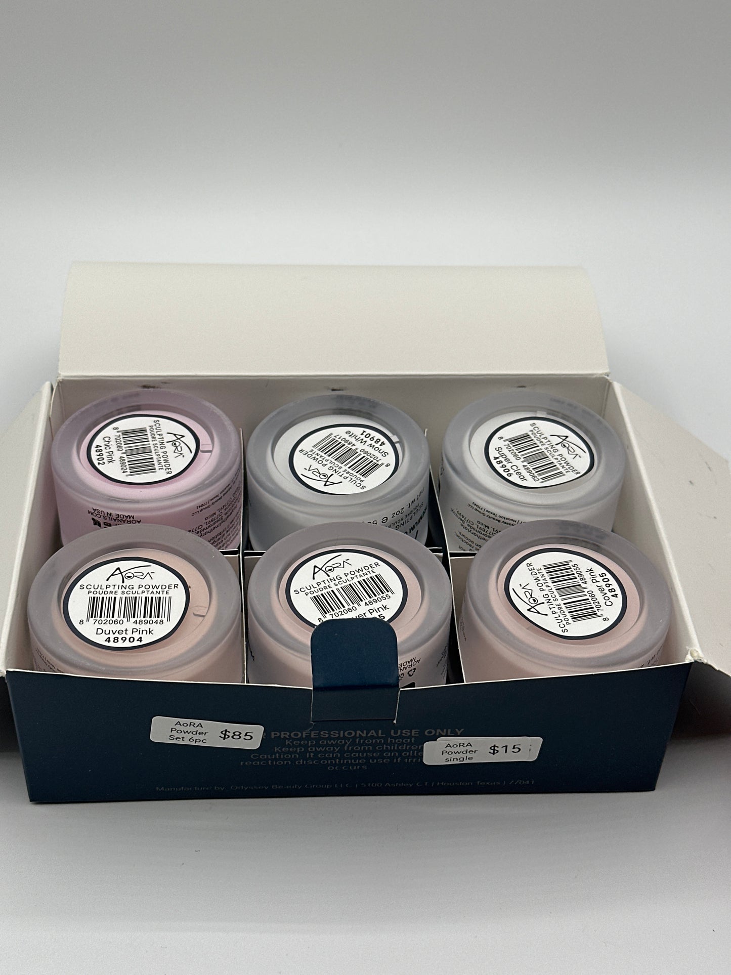 AORA Pedi 6 color Set