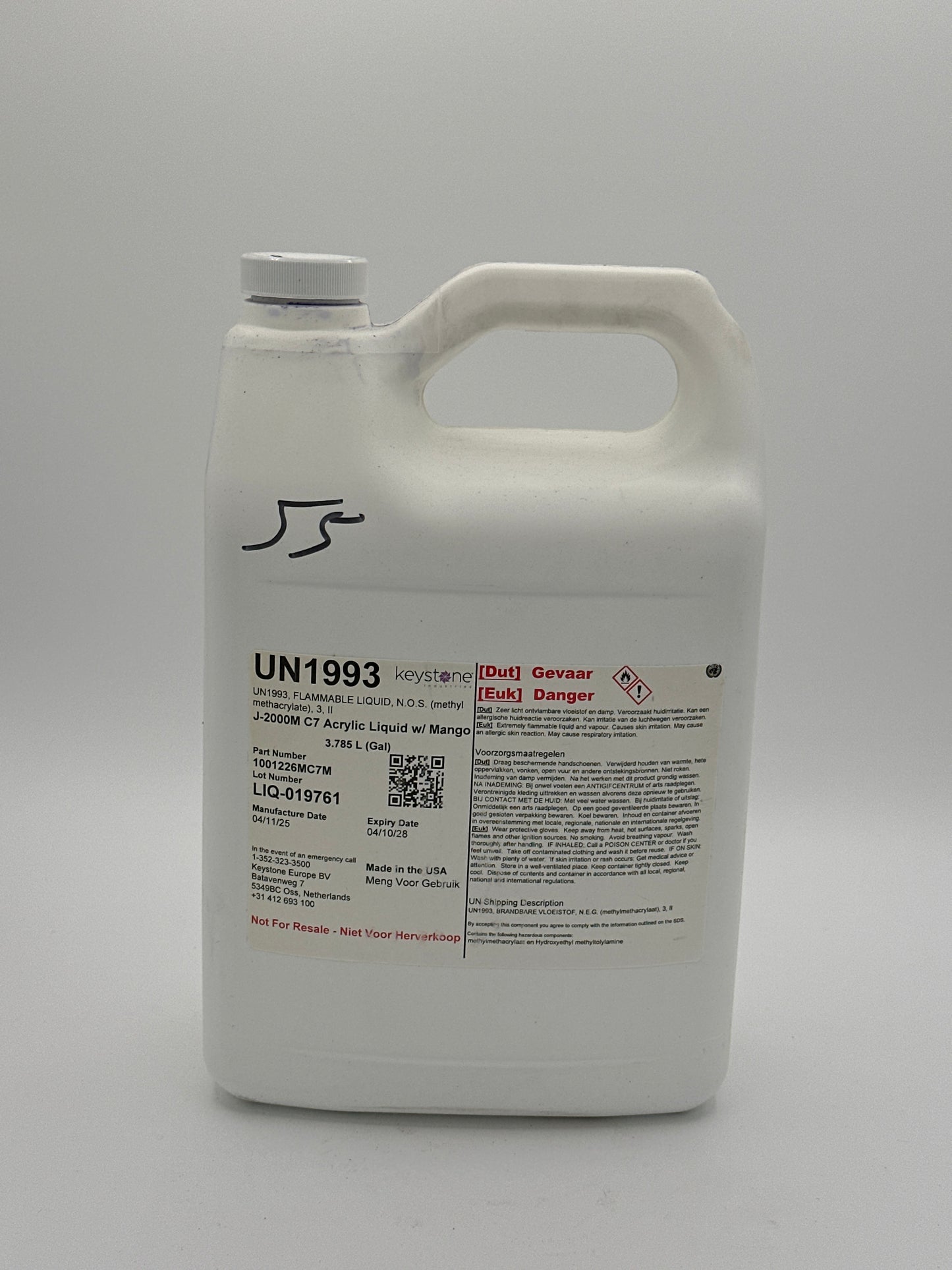 Keystone C7 Acrylic Liquid 1gal.
