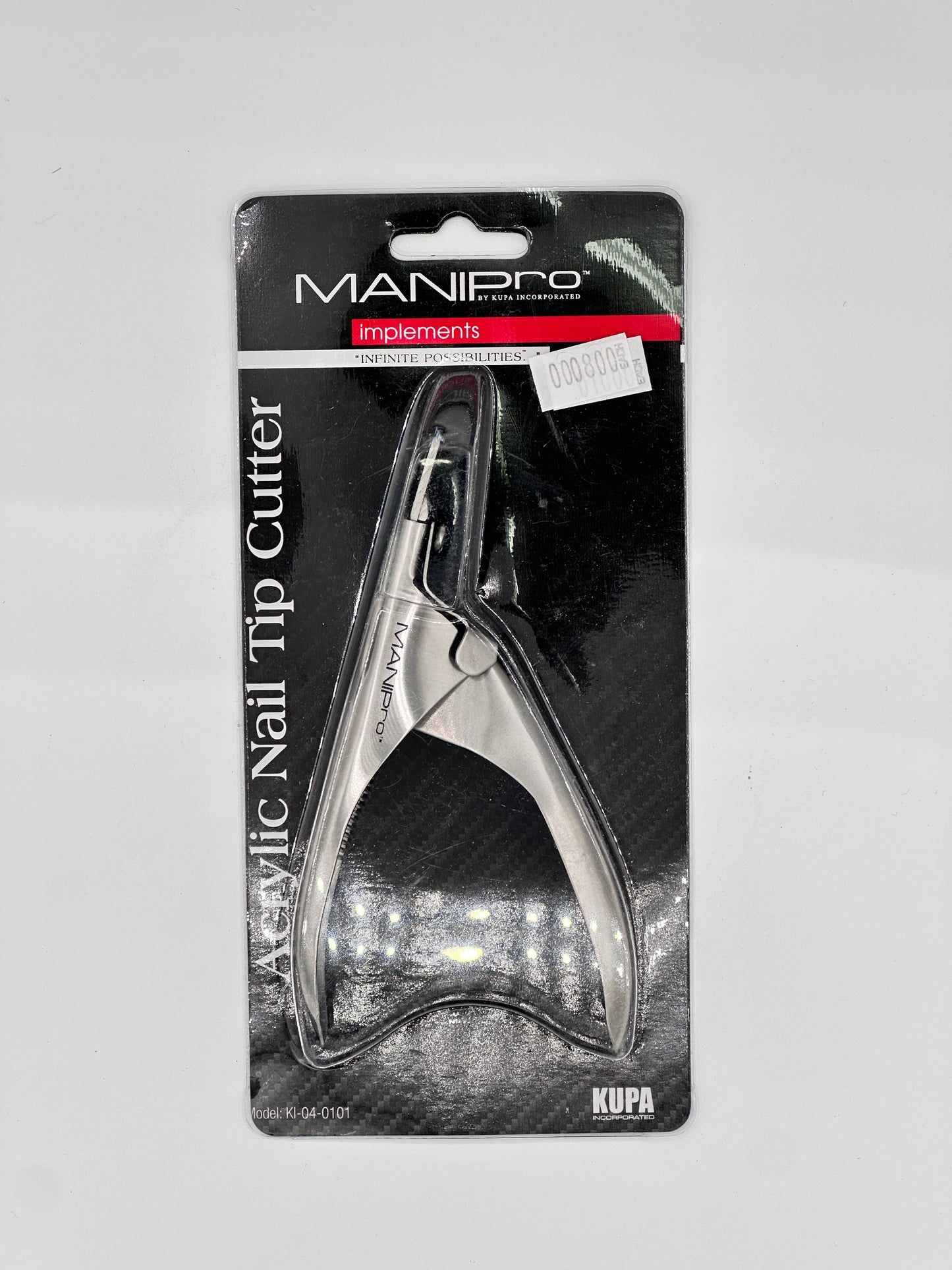 MANIPro Acrylic Nail Tip Cutter – Stainless Steel (Model KI-04-0101)