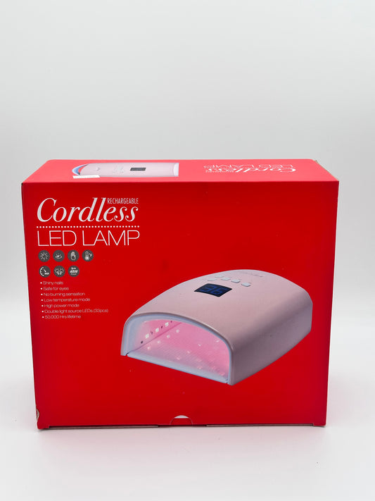 Cordless Rechargeable LED Nail Lamp – 48W, 33 LEDs, Digital Display